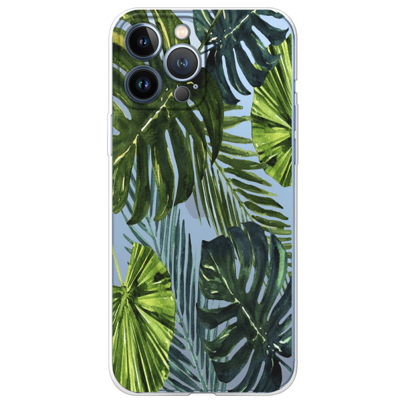 Прозрачный чехол BoxFace Apple iPhone 13 Pro Max Palm Tree