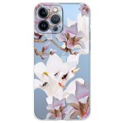 Прозрачный чехол BoxFace Apple iPhone 13 Pro Max Chinese Magnolia