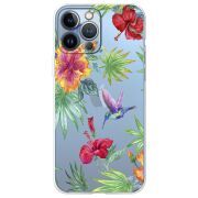 Прозрачный чехол BoxFace Apple iPhone 13 Pro Max Tropical