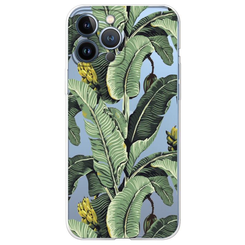 Прозрачный чехол BoxFace Apple iPhone 13 Pro Max Banana Leaves