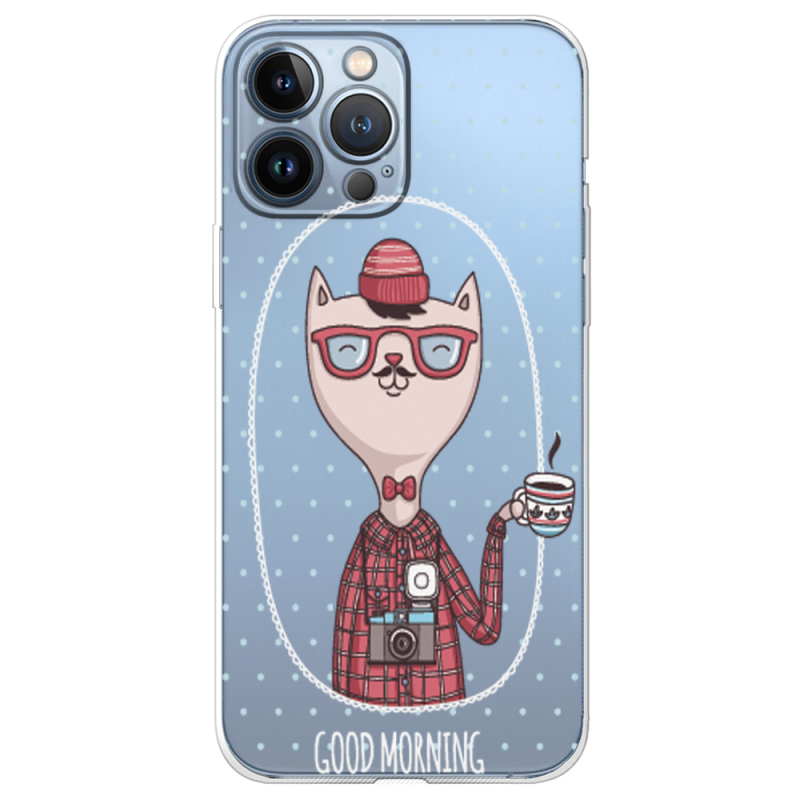 Прозрачный чехол BoxFace Apple iPhone 13 Pro Max Good Morning