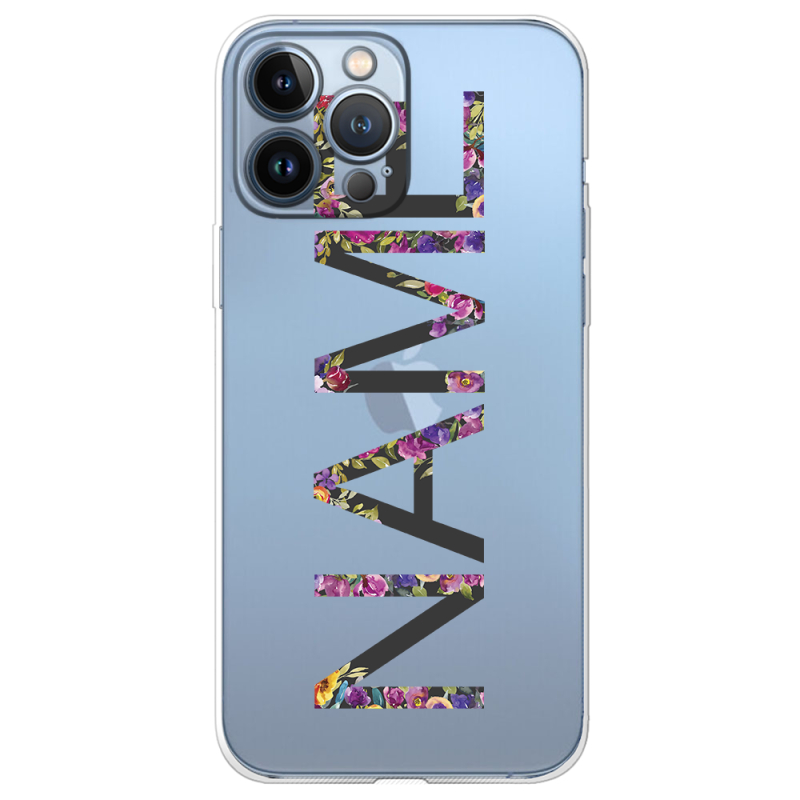 Прозрачный чехол BoxFace Apple iPhone 13 Pro Max Именной