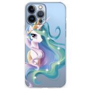Чехол со стразами Apple iPhone 13 Pro Max Unicorn Queen