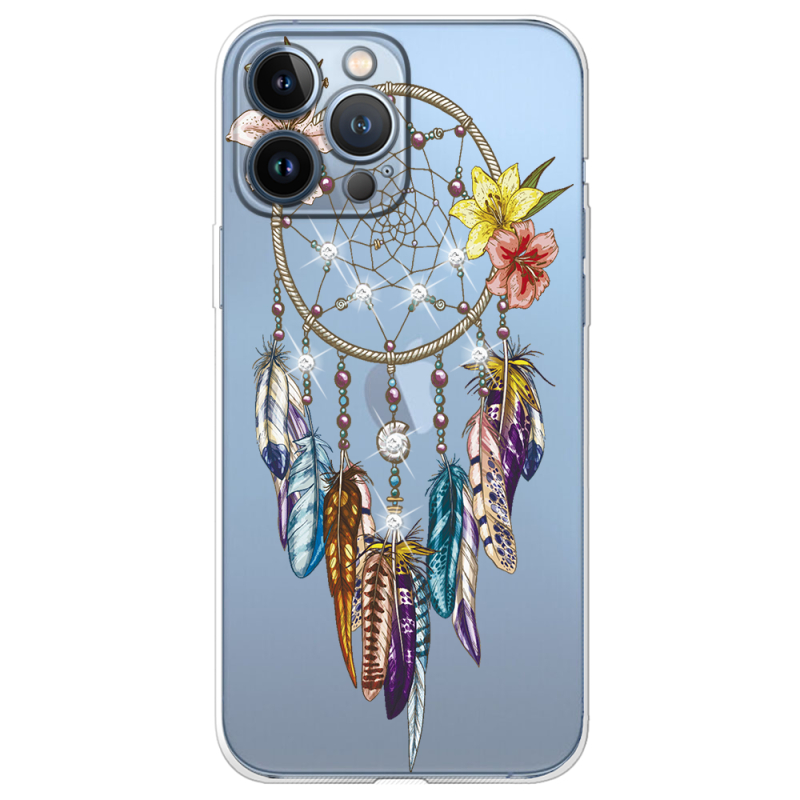 Чехол со стразами Apple iPhone 13 Pro Dreamcatcher