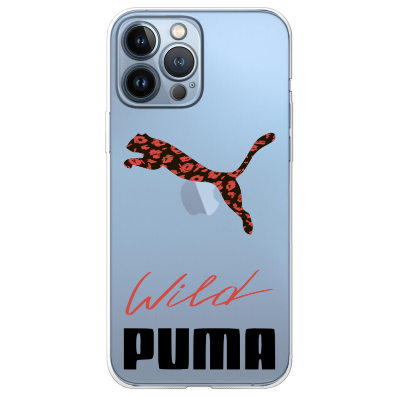 Прозрачный чехол BoxFace Apple iPhone 13 Pro Wild Cat