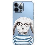 Прозрачный чехол BoxFace Apple iPhone 13 Pro MR. Rabbit