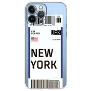 Прозрачный чехол BoxFace Apple iPhone 13 Pro Ticket New York
