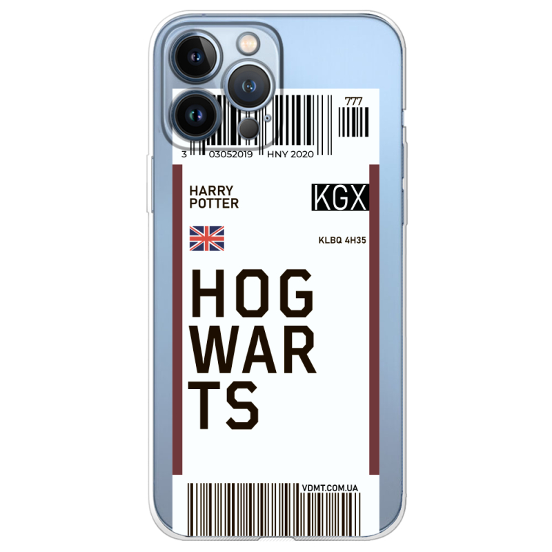 Прозрачный чехол BoxFace Apple iPhone 13 Pro Ticket Hogwarts