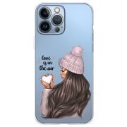 Прозрачный чехол BoxFace Apple iPhone 13 Pro love is in the air