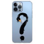 Прозрачный чехол BoxFace Apple iPhone 13 Pro Swan question