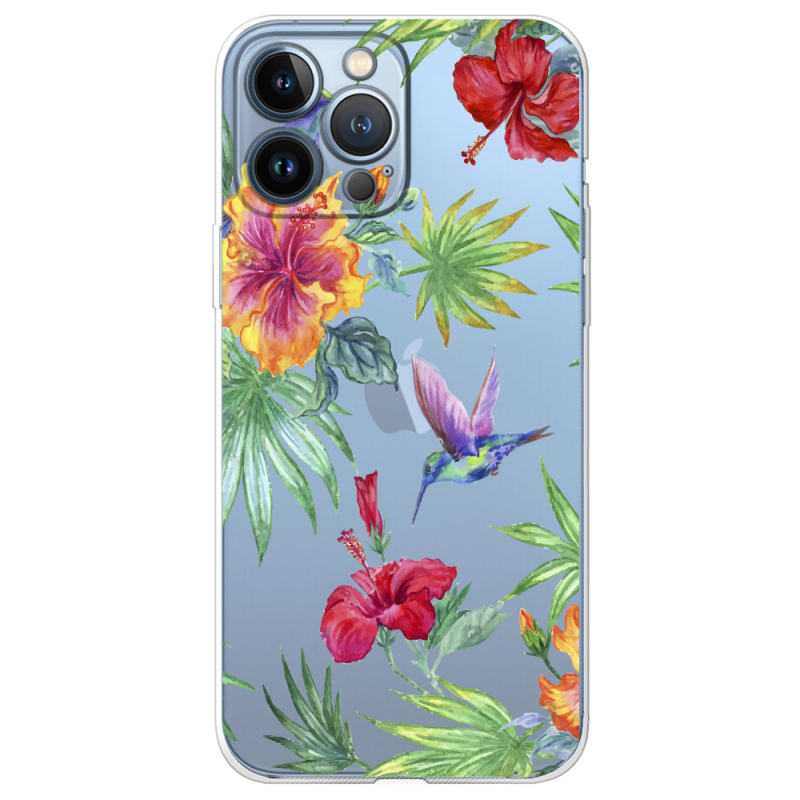 Прозрачный чехол BoxFace Apple iPhone 13 Pro Tropical