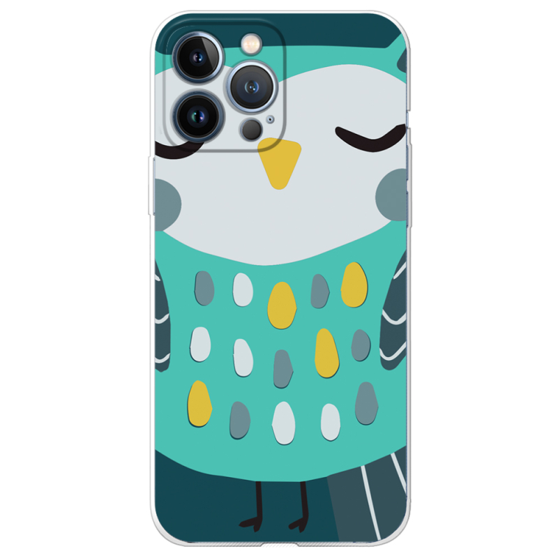 Чехол BoxFace Apple iPhone 13 Pro Green Owl