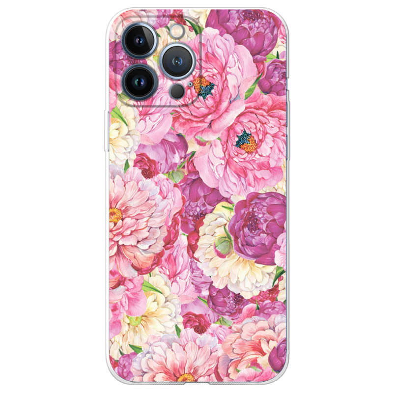 Чехол BoxFace Apple iPhone 13 Pro Pink Peonies
