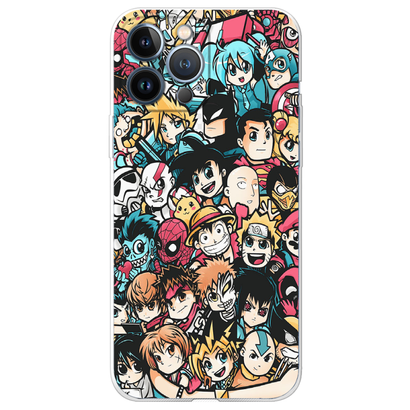 Чехол BoxFace Apple iPhone 13 Pro Anime Stickers