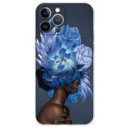 Чехол BoxFace Apple iPhone 13 Pro Exquisite Blue Flowers