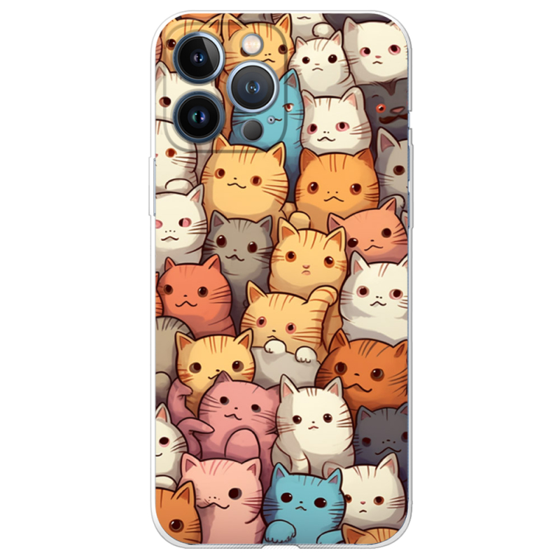 Чехол BoxFace Apple iPhone 13 Pro Котики муркотики