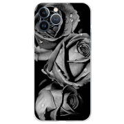 Чехол BoxFace Apple iPhone 13 Pro Black and White Roses