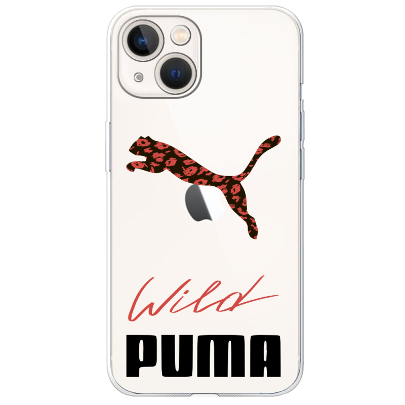 Прозрачный чехол BoxFace Apple iPhone 13 Wild Cat