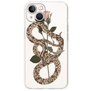 Прозрачный чехол BoxFace Apple iPhone 13 Glamor Snake