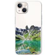 Прозрачный чехол BoxFace Apple iPhone 13 Green Mountain