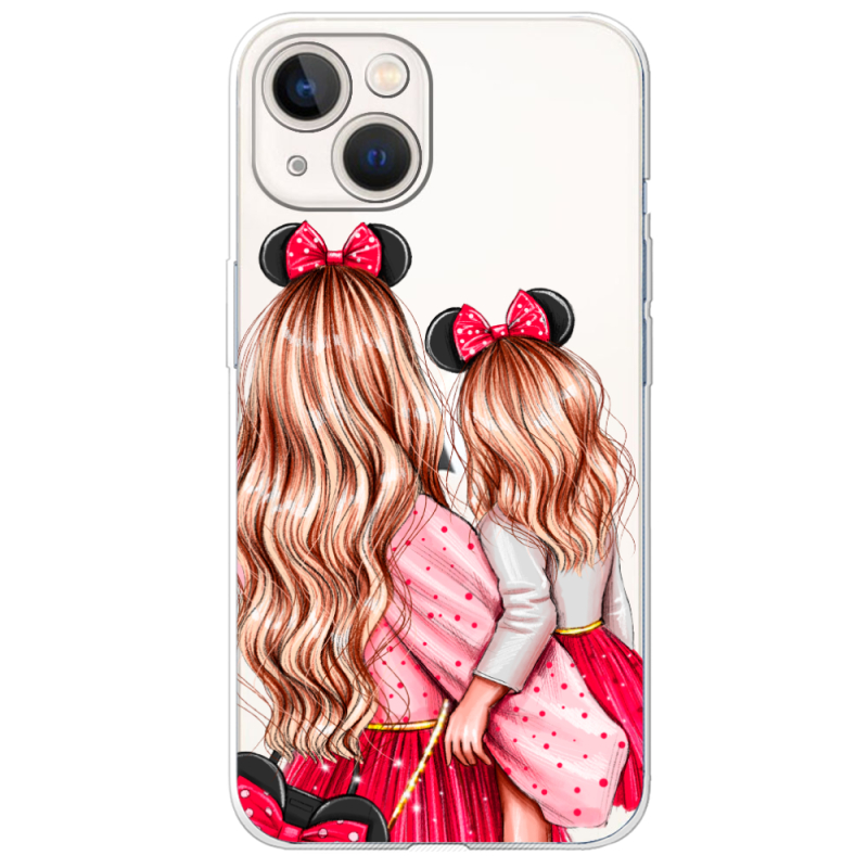 Прозрачный чехол BoxFace Apple iPhone 13 Mouse Girls