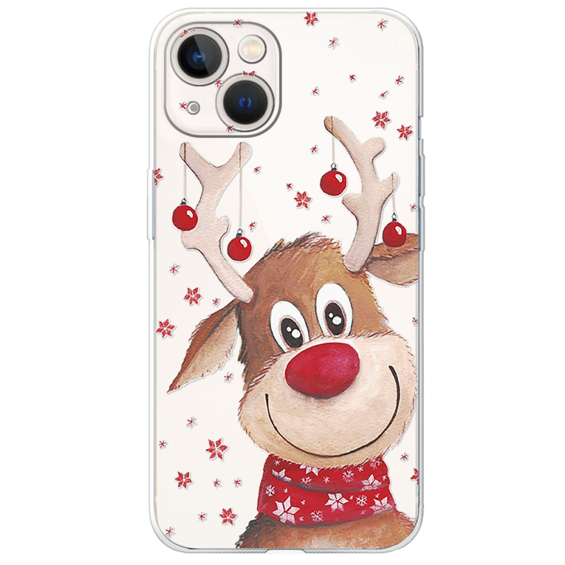 Прозрачный чехол BoxFace Apple iPhone 13 Winter Deer