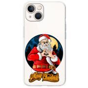 Прозрачный чехол BoxFace Apple iPhone 13 Cool Santa