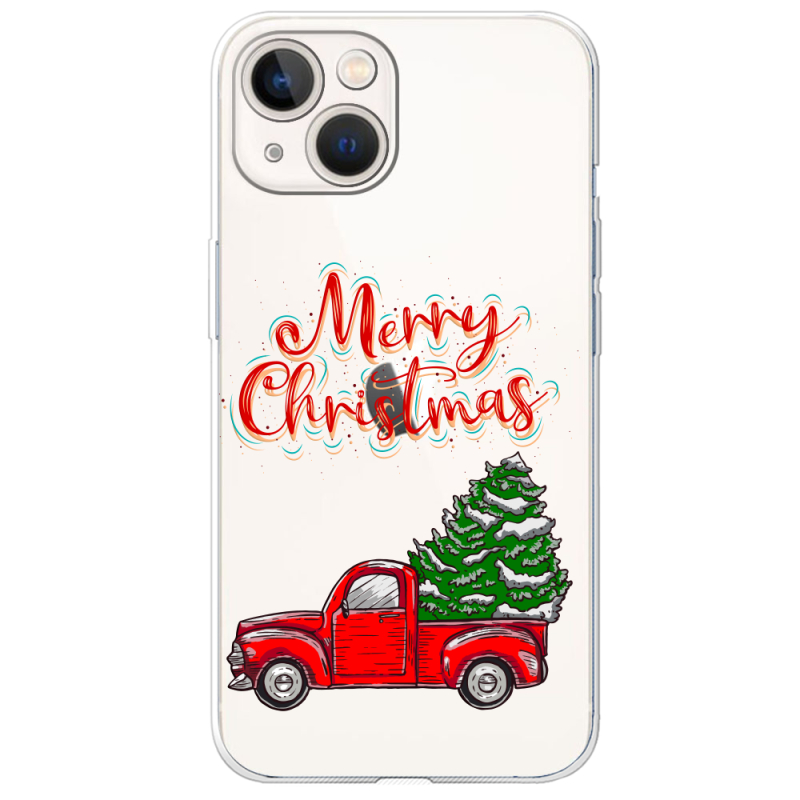 Прозрачный чехол BoxFace Apple iPhone 13 Holiday Car