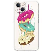 Прозрачный чехол BoxFace Apple iPhone 13 Donuts