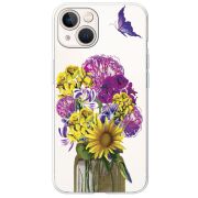 Прозрачный чехол BoxFace Apple iPhone 13 My Bouquet