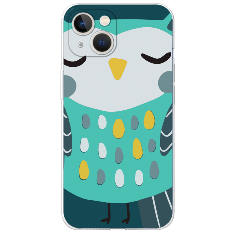 Чехол BoxFace Apple iPhone 13 Green Owl