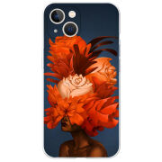 Чехол BoxFace Apple iPhone 13 Exquisite Orange Flowers