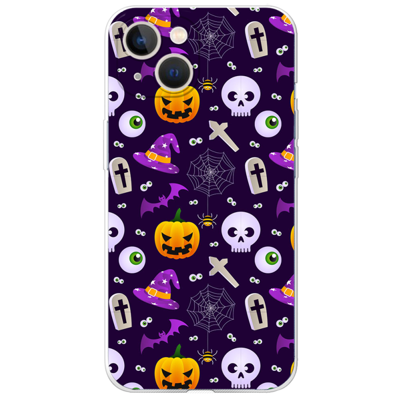 Чехол BoxFace Apple iPhone 13 Halloween Purple Mood