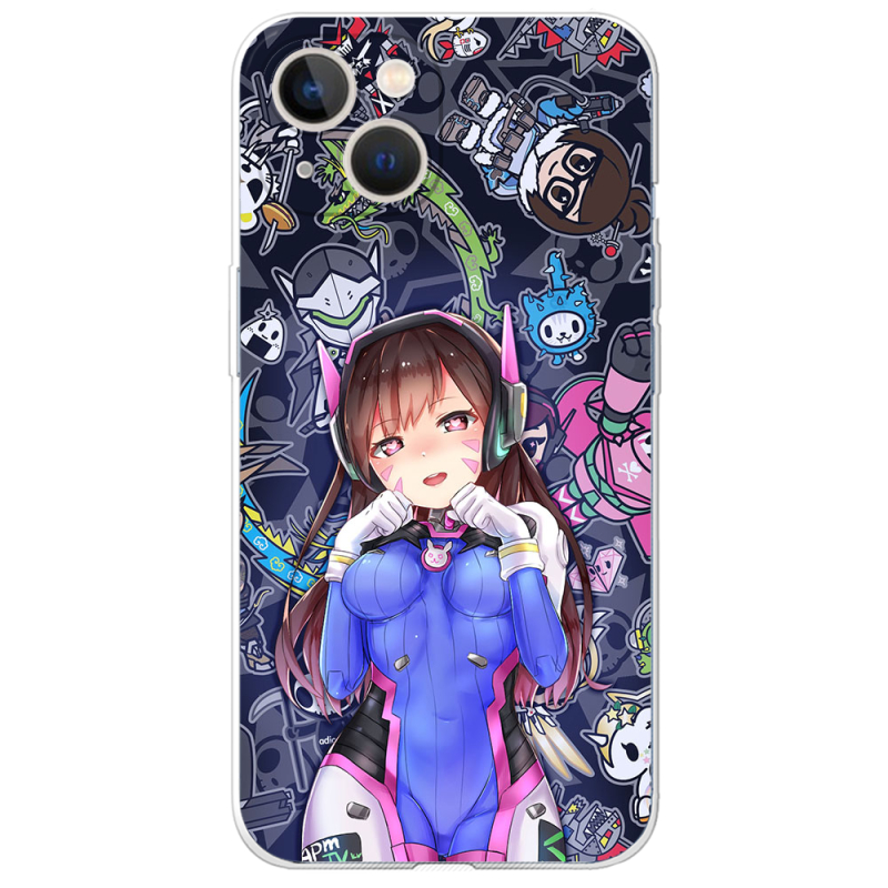 Чехол BoxFace Apple iPhone 13 Overwatch D.VA