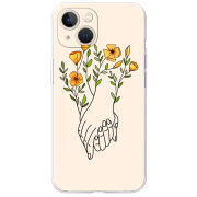 Чехол BoxFace Apple iPhone 13 Flower Hands