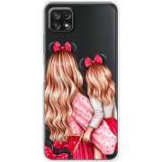 Прозрачный чехол BoxFace Samsung Galaxy A22 5G (A226) Mouse Girls