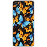 Прозрачный чехол BoxFace Samsung Galaxy A22 5G (A226) Butterfly Morpho