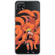 Прозрачный чехол BoxFace Samsung Galaxy A22 5G (A226) Naruto and Kurama