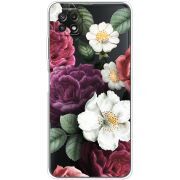 Прозрачный чехол BoxFace Samsung Galaxy A22 5G (A226) Floral Dark Dreams