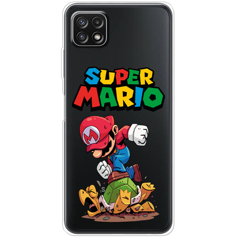 Прозрачный чехол BoxFace Samsung Galaxy A22 5G (A226) Super Mario