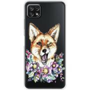 Прозрачный чехол BoxFace Samsung Galaxy A22 5G (A226) Winking Fox