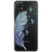 Прозрачный чехол BoxFace Samsung Galaxy A22 5G (A226) Feather