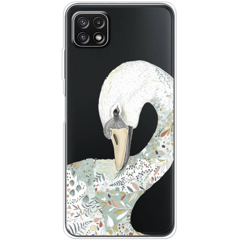 Прозрачный чехол BoxFace Samsung Galaxy A22 5G (A226) Swan