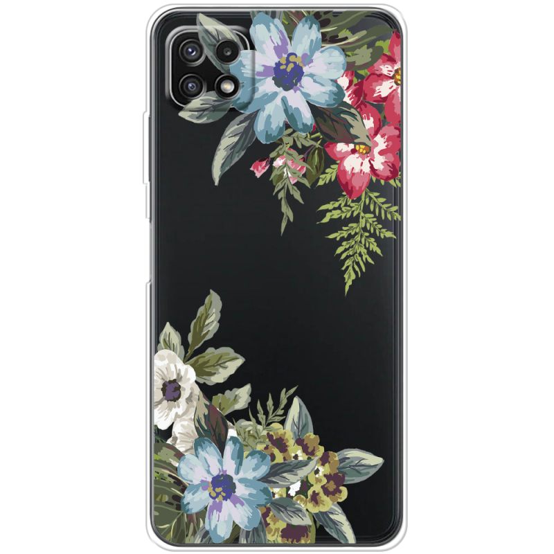 Прозрачный чехол BoxFace Samsung Galaxy A22 5G (A226) Floral