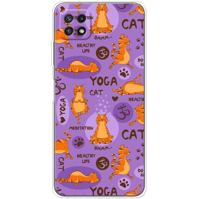 Чехол BoxFace Samsung Galaxy A22 5G (A226) Yoga Cat