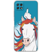 Чехол BoxFace Samsung Galaxy A22 5G (A226) Fuck Unicorn