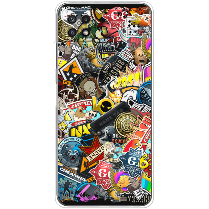 Чехол BoxFace Samsung Galaxy A22 5G (A226) CS:Go Stickerbombing