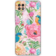 Чехол BoxFace Samsung Galaxy A22 5G (A226) Birds in Flowers