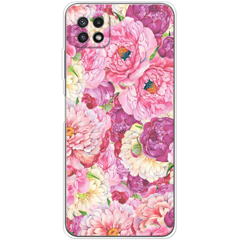 Чехол BoxFace Samsung Galaxy A22 5G (A226) Pink Peonies