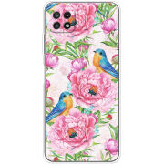 Чехол BoxFace Samsung Galaxy A22 5G (A226) Birds and Flowers